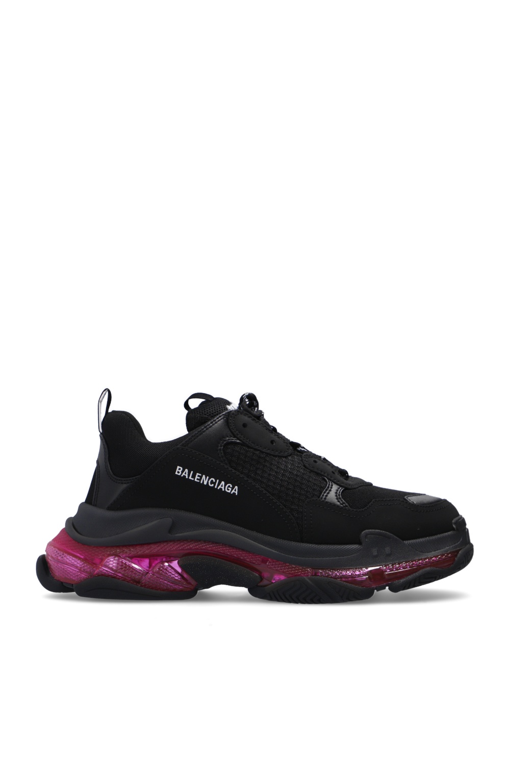 Balenciaga triple s black burgundy best sale